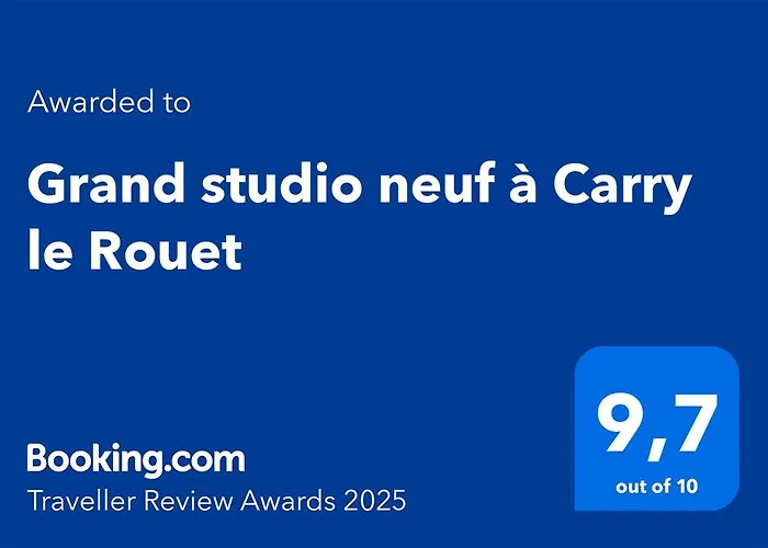 Grand Studio Neuf A Carry Le Rouet